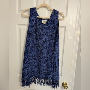 Batik Bali dress/long tank top size XL